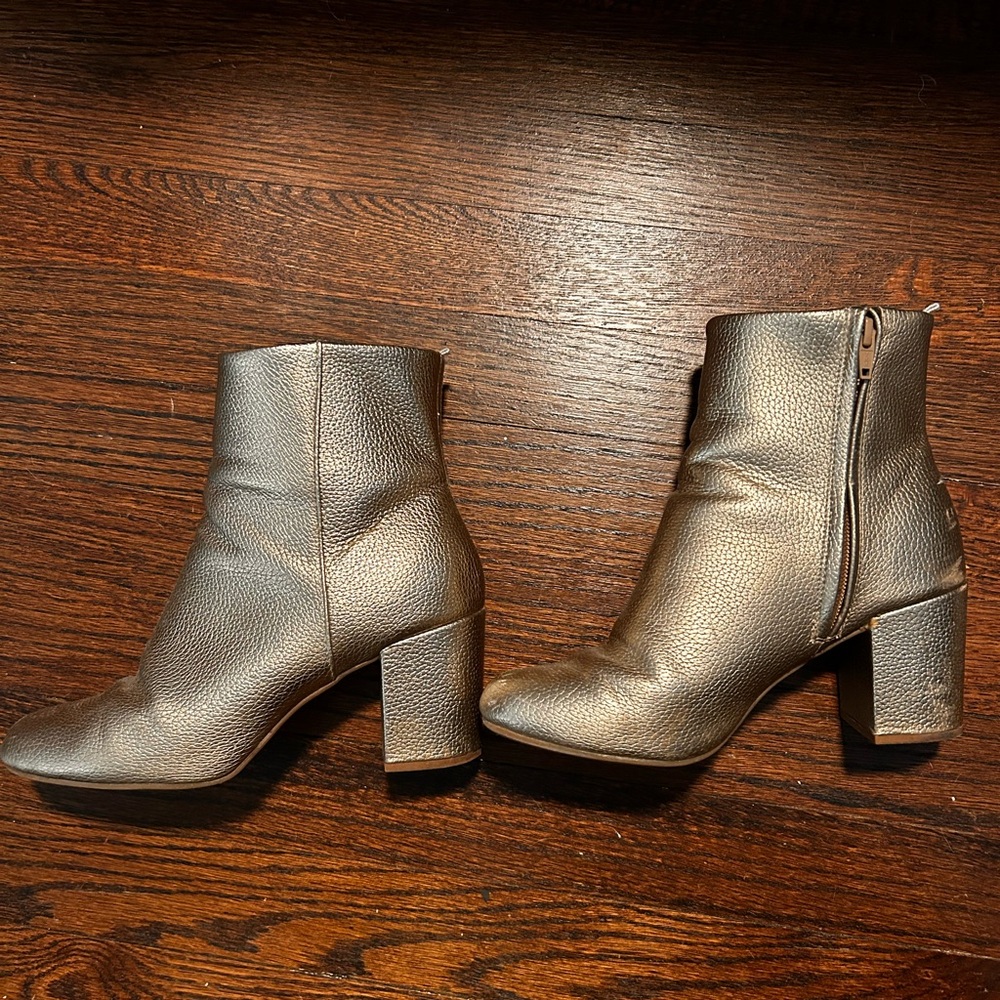 Gold Booties